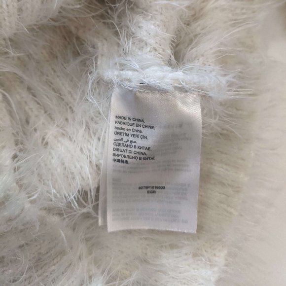 Bebe V Neck Fuzzy Sweater - Picture 5 of 7